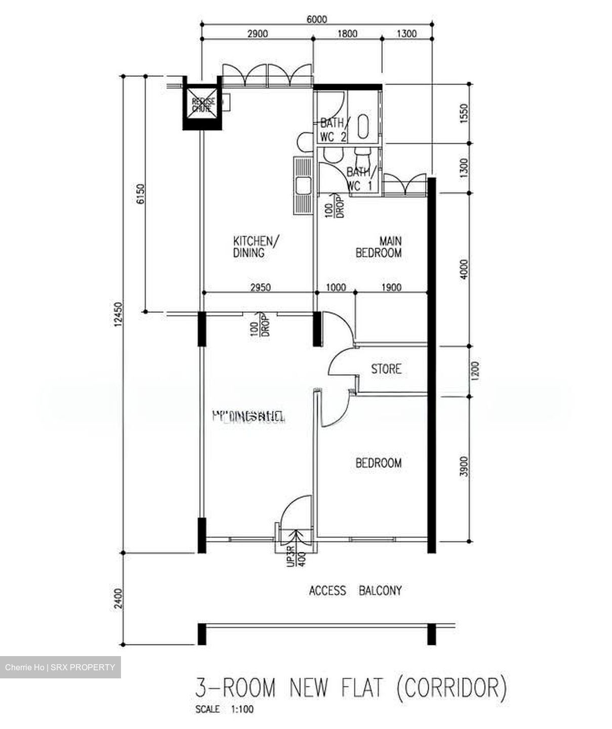 Blk 5 Saint George's Lane (Kallang/Whampoa), HDB 3 Rooms #559197611